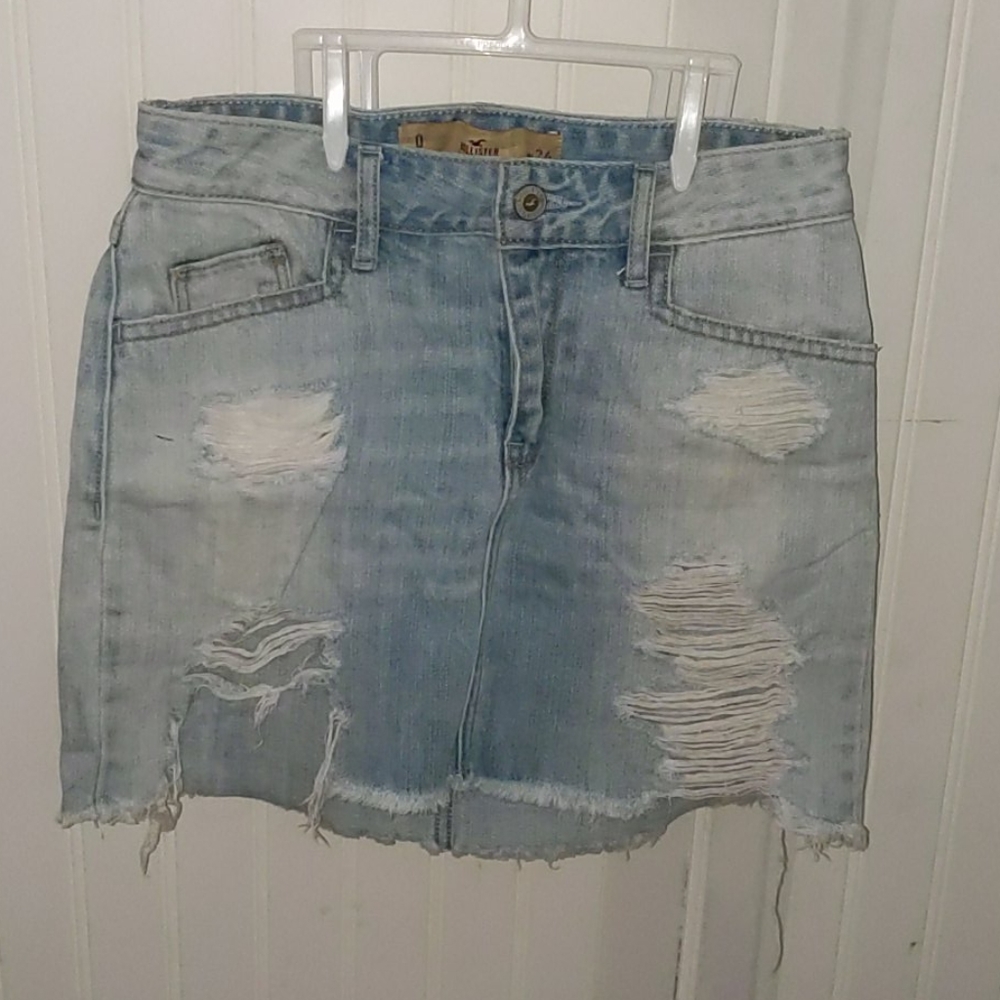 Light Denim Skirt